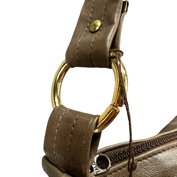 Vintage Letisse Shoulder Hobo Bag Womens Brown Genuine Leather Purse Classic - Picture 9 of 14